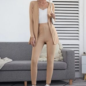 Two piece tan outfit